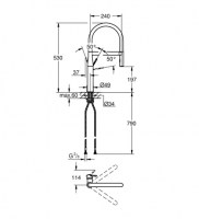 MONOMANDO COCINA ESSENCE GROHE